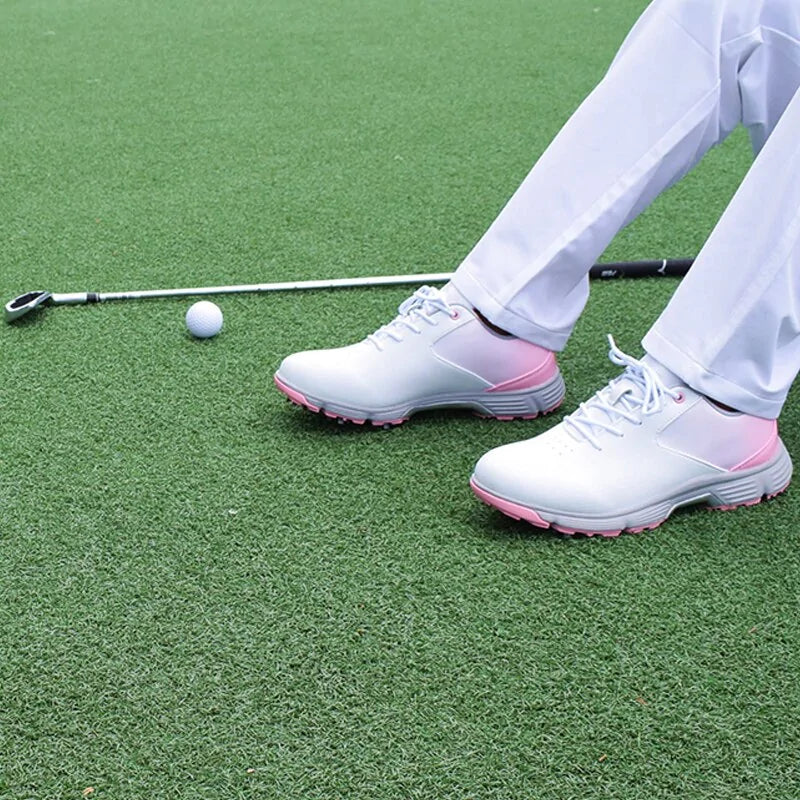 New Waterproof Women Outdoor Spikes Golf Sneakers